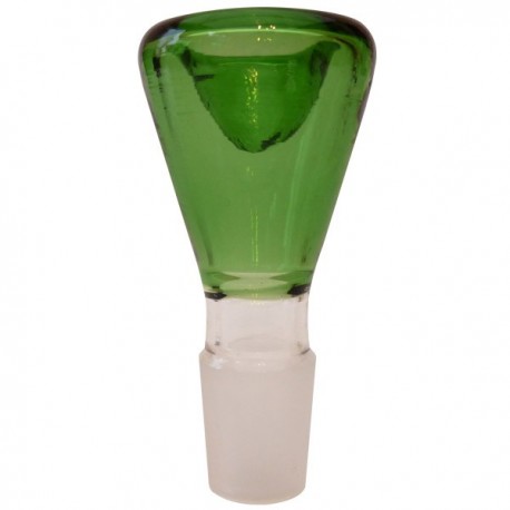 Douille de couleur verte pour bang en verre