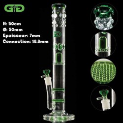 Bang Grace Crystal Cane vert double Honeycomb + splashguard