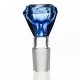 Màniga Gràcia de Vidre de tall de diamant, de color blau