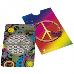 Le grinder carte Peace and Love pour les babas cool