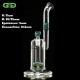 Bubbler Grace Glass mit einer kaffeemaschine showerhead und einem hauch von farbe