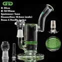 Bubbler Grace Glass Honeycomb perc verd