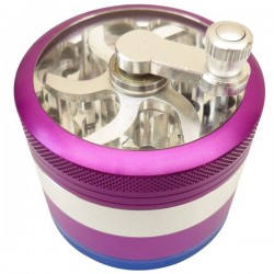 Crank Grinder Fuchsia-Blue 4 parts Ø60mm