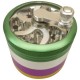 Grinder hand crank with filter pollinator