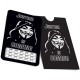 Un grinder tarjeta con la máscara de Anonymous