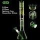 Green Mushroom percolator Beaker Grace Glass Bong