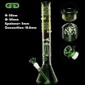 Mushroom green Beaker Grace Glass bong