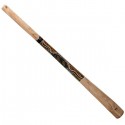 Didgeridoo bemalt aborigène en Teck 130cm