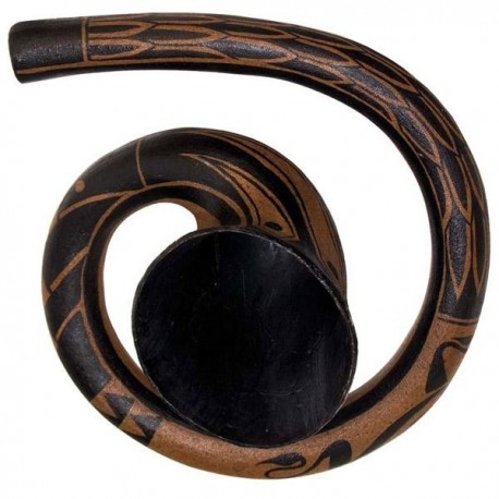Didgeridoo espiral estilo Maori