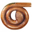 Spiral Didgeridoo painted Mahogany
