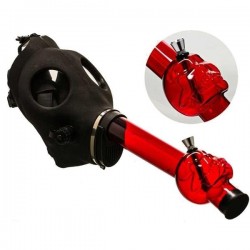 Red Gas Mask Bong