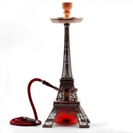 Shisha o pipa de agua réplica de la famosa Torre Eiffel