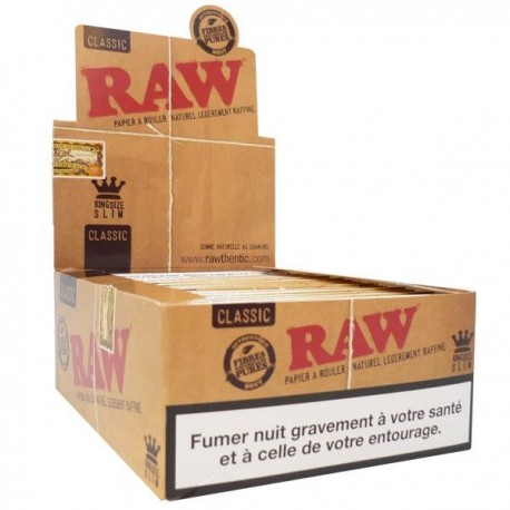 Feuille a rouler bio Raw regular - Vente de feuilles Raw