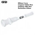 Tubo de bajada Grace Glass 5arm diffuser 18,8mm