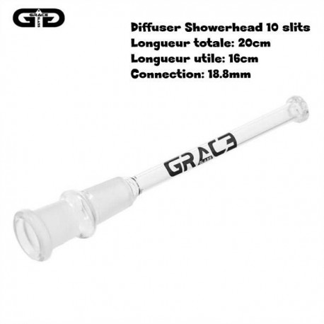 Downstem diffuser from grace glass 16cm