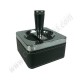 Ashtray push-button square pu leather with reserve.