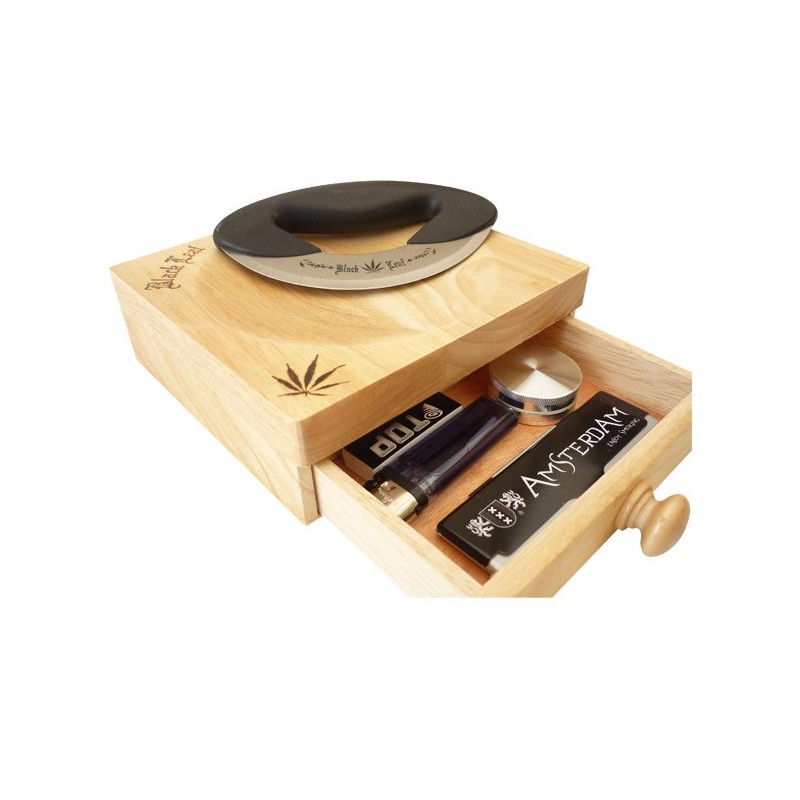 Boîte en bois pour accessoires fumeurs - Vente de CBD chanvre légal en  Suisse