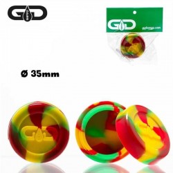 Grace Glass Rasta Silicone Jar