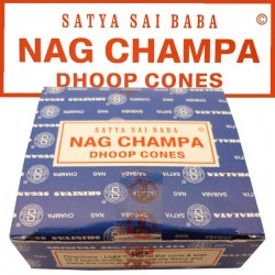 Nag champa blau räucherstäbchen, kegel -