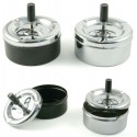 Spinning Ashtray Black or Silver