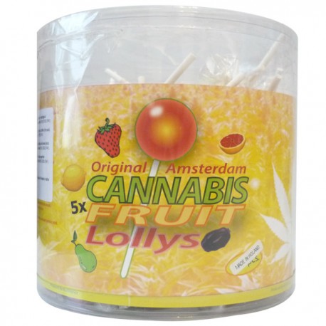 Cannabis fruit Lollypop with hemp extract