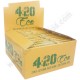 Boite de feuilles 420 Eco (feuilles + filtres) papier naturel et non blanchi