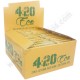 Boite de feuilles 420 Eco (feuilles + filtres) papier naturel et non blanchi