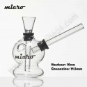 Micro bong de vidrio 10cm