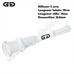 Grace Glass 5arm diffuser 18,8mm