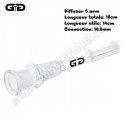 Plongeur Grace Glass 5arm diffuser 18,8mm