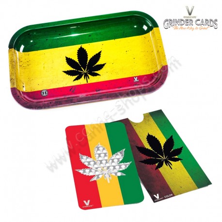 Pack Rasta Grinder carte + plateau de roulage