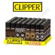 4 briquets Clipper Cannabis Gold & Silver