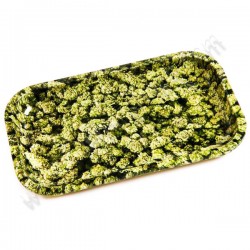 Plateau Cannabis XL en métal pour fumeurs 27 x 16cm