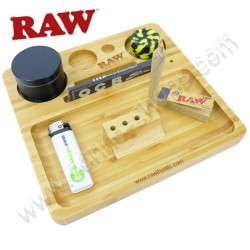 Bandeja de madera Raw