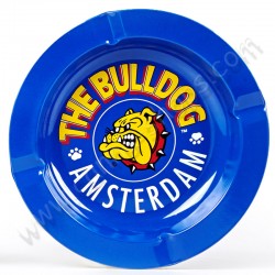 Cenicero The Bulldog Amsterdam de metal Azul