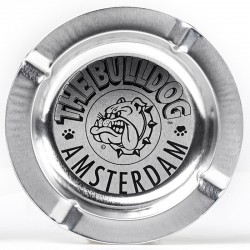 The Bulldog Amsterdam cendrier couleur métal argenté