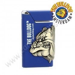 Briquet tempête ou briquet turbo The Bulldog Amsterdam Bleu