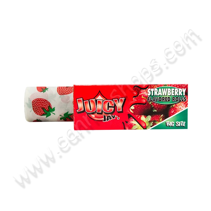 Rouleau de feuilles à rouler juicy jays aromatisées à la fraise