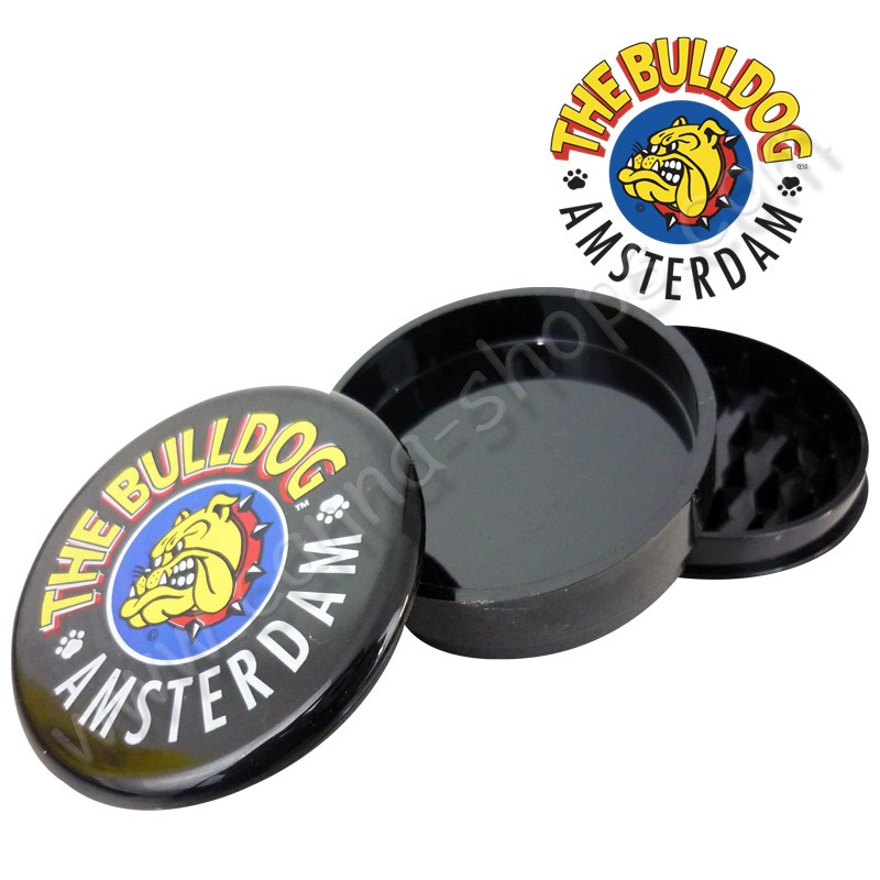 Grinder the bulldog amsterdam 3 parties noir diamètre 55mm