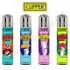 Clipper Mushroom lot de 4 briquets clipper décorés de champignons