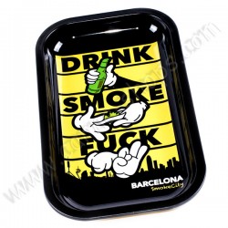 Metalen dienblad Barcelona Smoke City