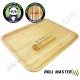 Plateau Roll Master en bambou format XL