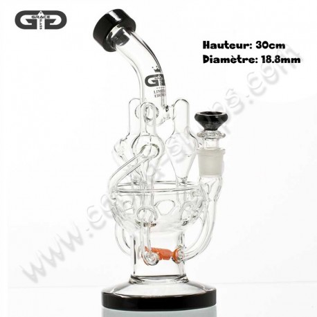 Bubbler recycler Saxo Grace Glass