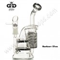 Bubbler Grace Glass recycler Honeycomb + Torando percolator