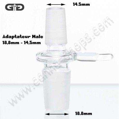 Adaptateur Male 18,8mm - 14,5mm