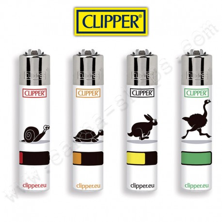 4 briquets Clipper Animals Energy