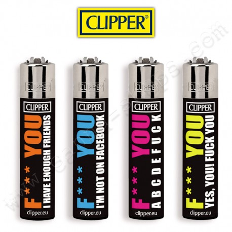 Clipper aanstekers originele Fuck you