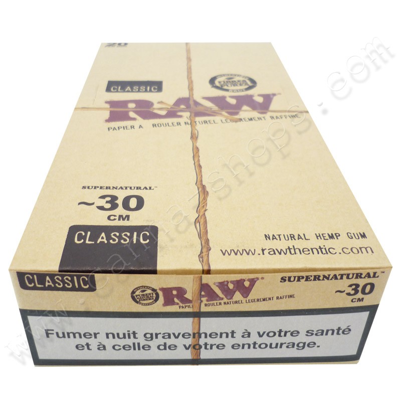 Feuilles raw huge, feuilles a rouler extra longues, feuilles a rouler 30cm