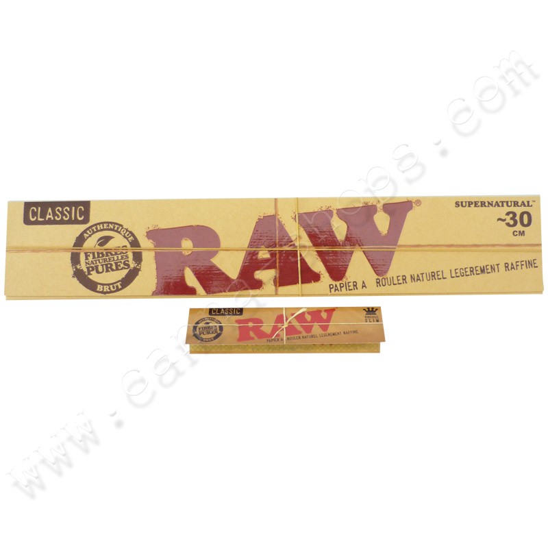 Feuilles raw huge, feuilles a rouler extra longues, feuilles a rouler 30cm