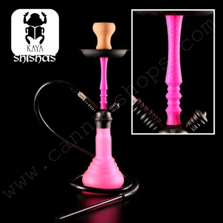 Superbe chicha Kaya Shisha Pink Neon 52cm de haut